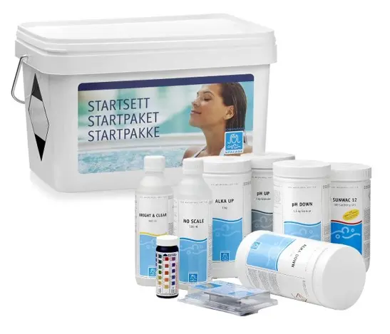 Startsett pleiemidler, UtendørsSpa