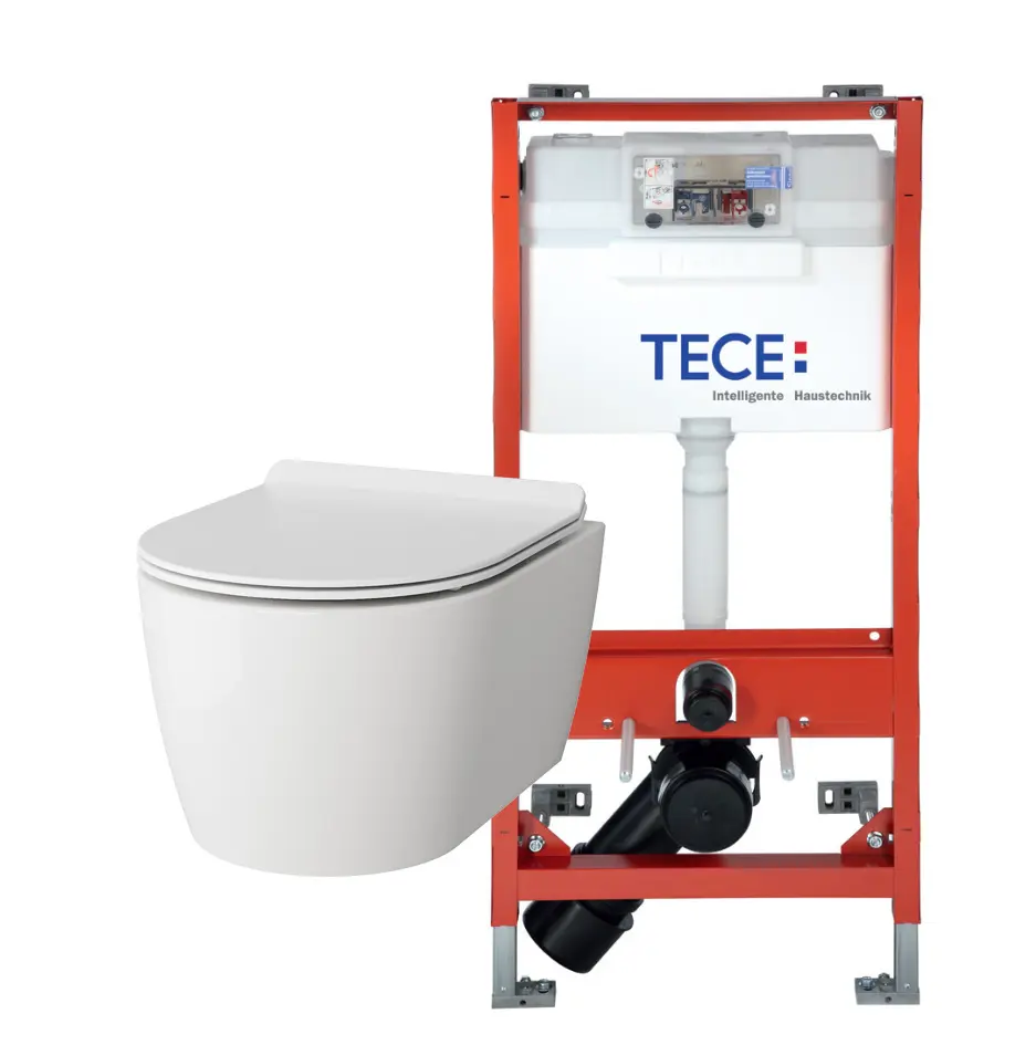 Toalett vegg AIDA kompakt sisterne TECE