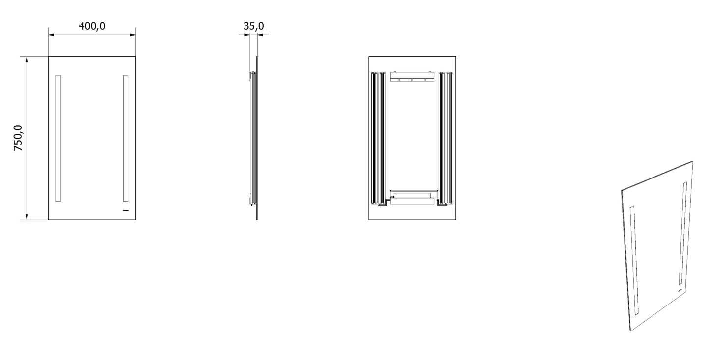 Speil EVA 40 - Bilde 2