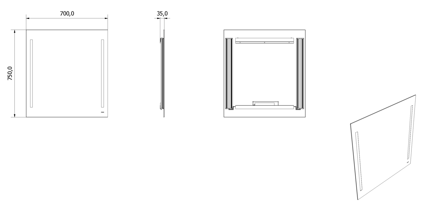 Speil EVA 70 - Bilde 2