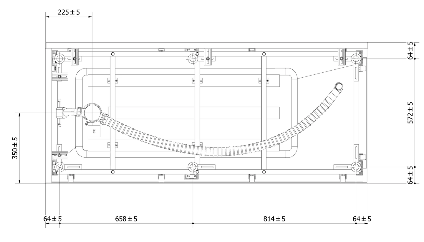Badekarpakke med panel KVADRAT - Bilde 3