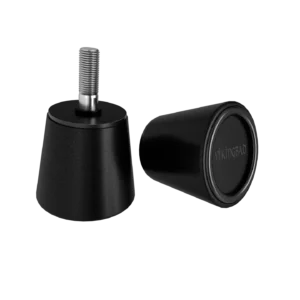 Håndtak dusjdør med demper til vegg