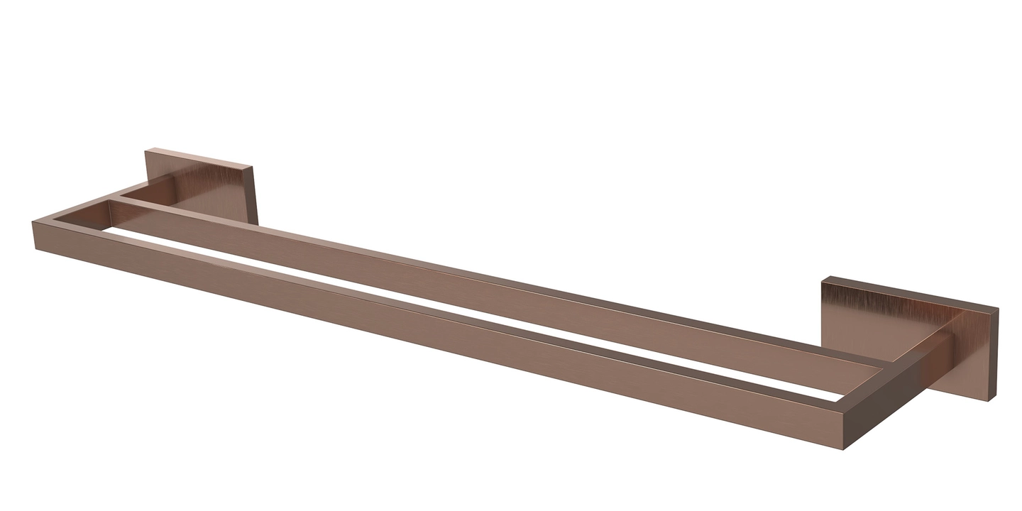 Håndklestang rett dobbel LUNA