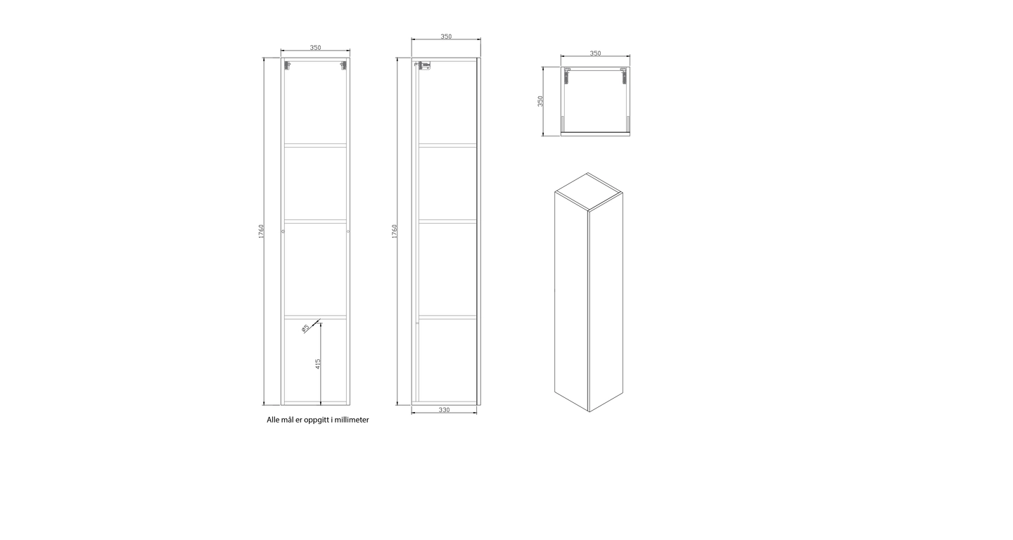 Høyskap trend MIE 176 - Bilde 2