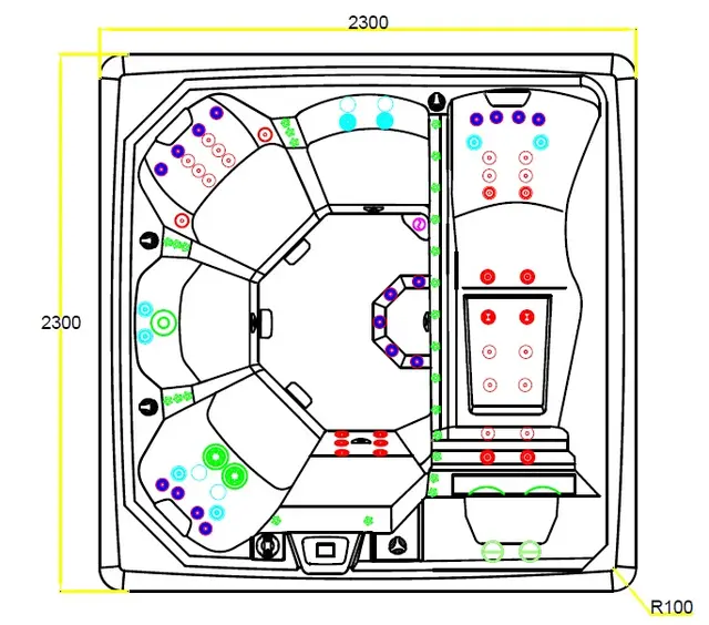 Utendørs massasjebad Vikingbad MORILD - Bilde 8
