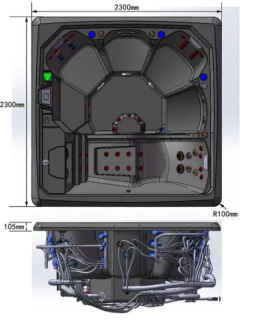 Utendørs massasjebad Vikingbad MORILD - Bilde 9