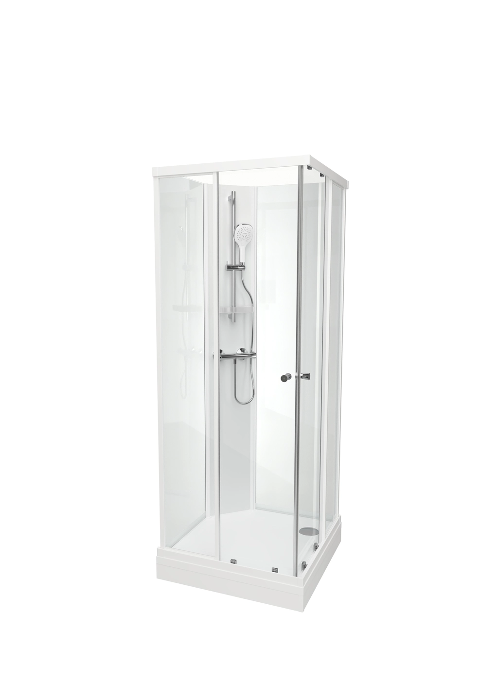 Dusjkabinett SOFIA rett basic 80x80