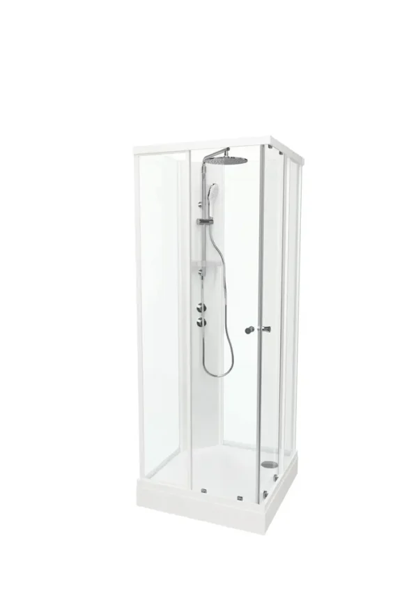 Dusjkabinett SOFIA rett pluss 80x80