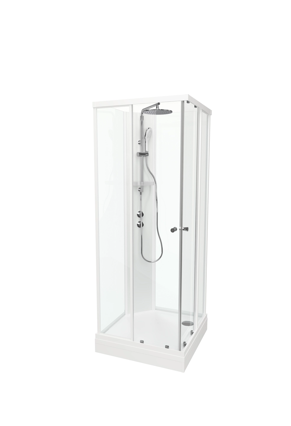 Dusjkabinett SOFIA rett pluss 90x90