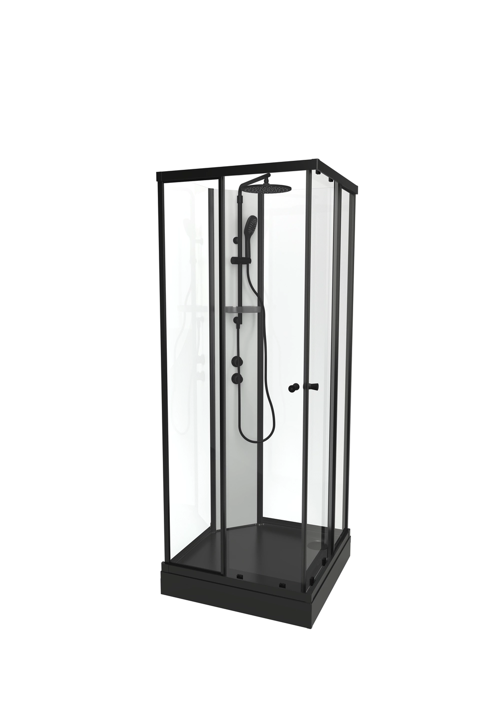 Dusjkabinett SOFIA rett pluss 90x90