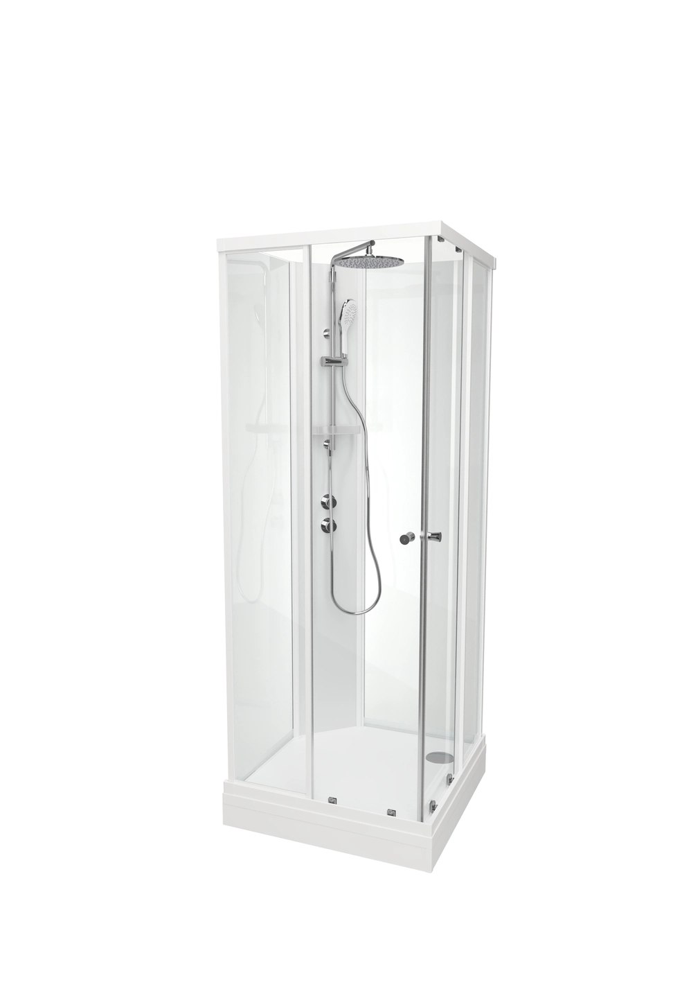 Dusjkabinett SOFIA rett pluss 90x90