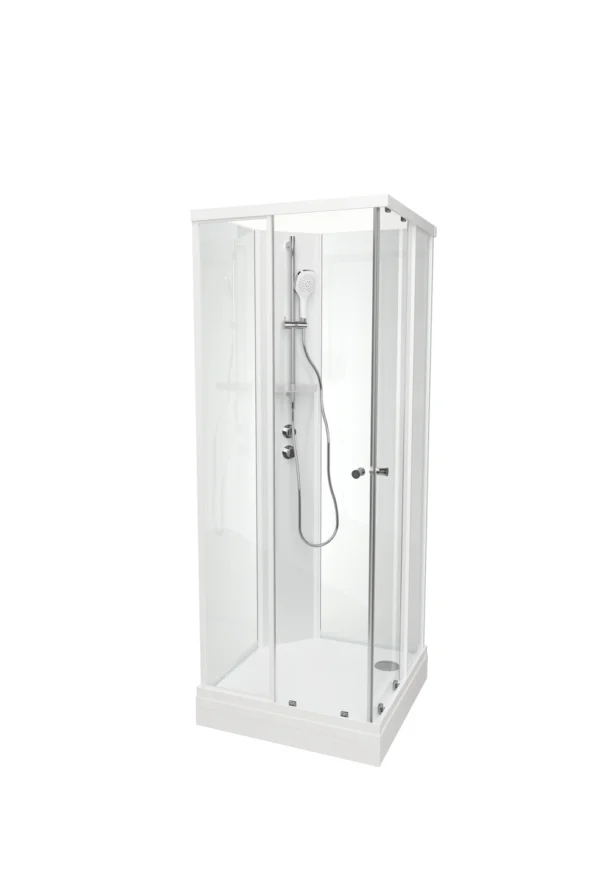 Dusjkabinett SOFIA rett std 80x80 lav