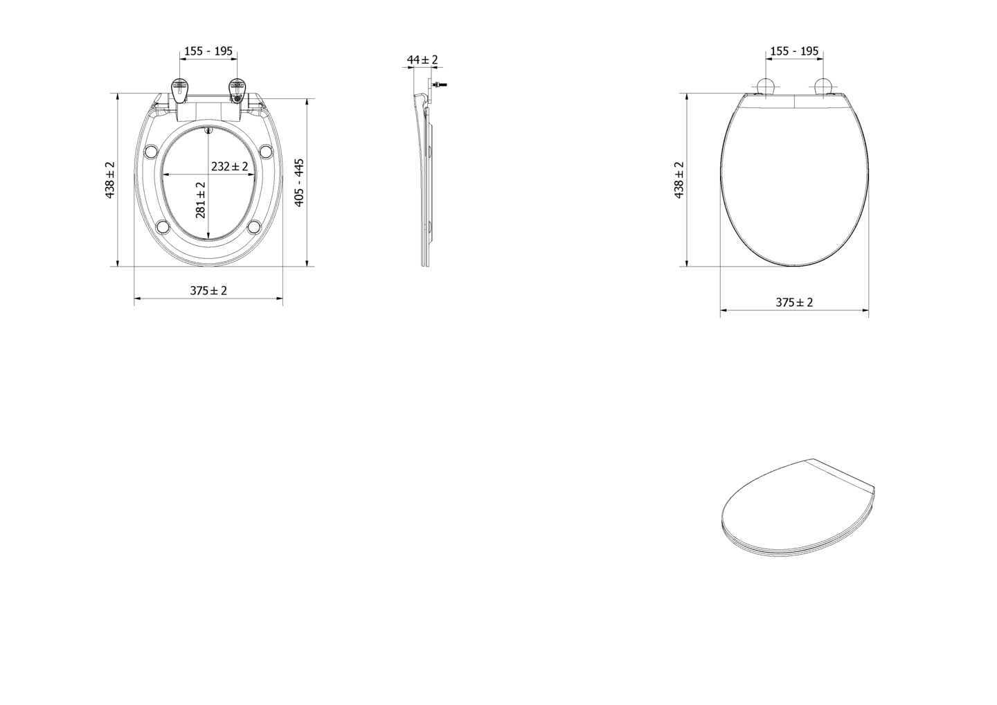 Toalett vegg CIBA TECE sisterne - Bilde 3