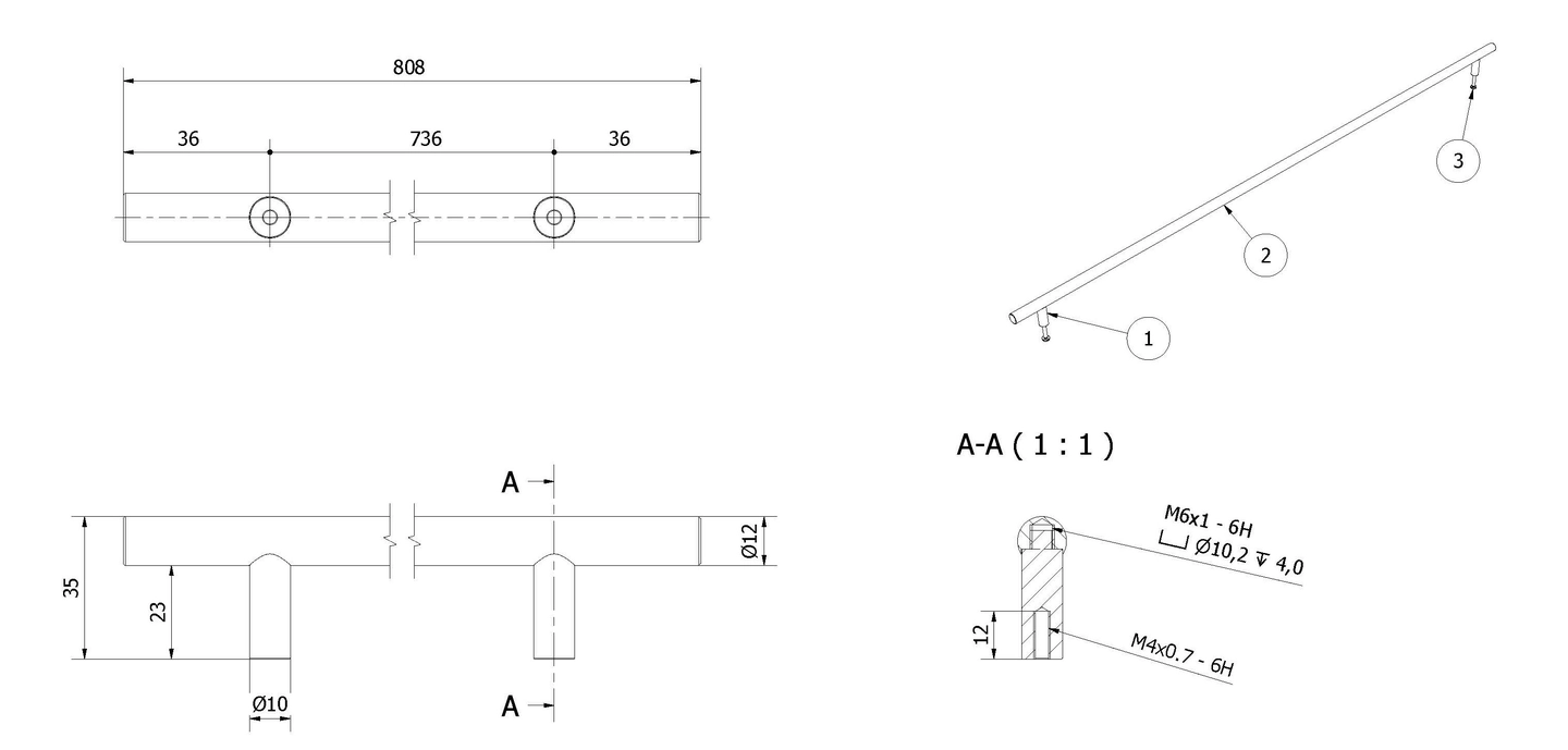Håndtak FATT 80 - Bilde 2