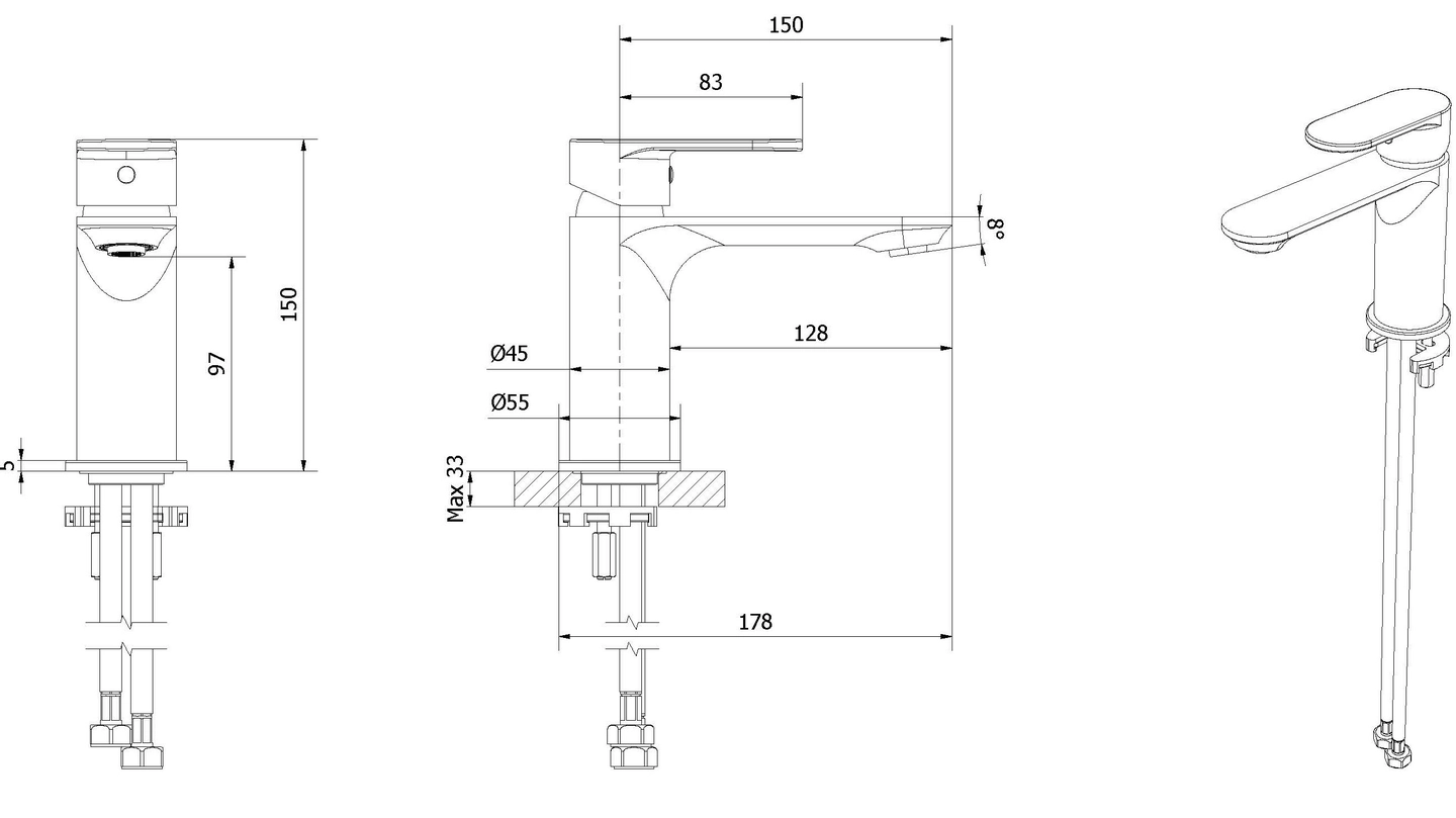 Servantbatteri EMBLA - Bilde 2
