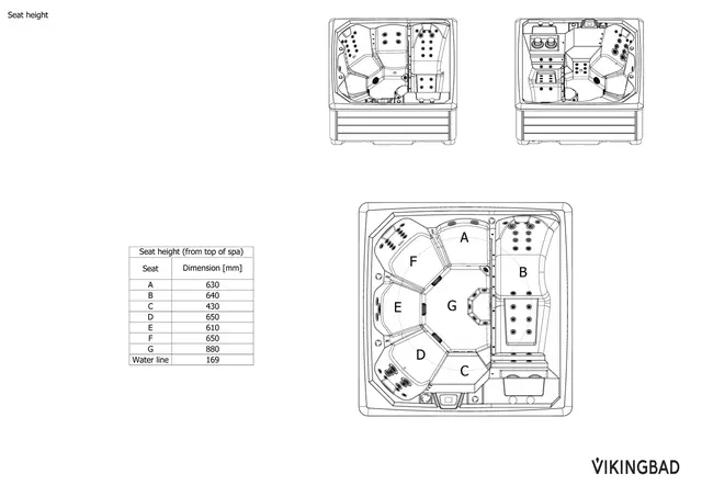 Utendørs massasjebad Vikingbad MORILD - Bilde 7