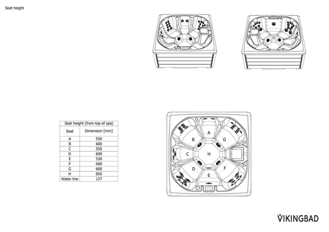 Utendørs massasjebad Vikingbad POLARIS - Bilde 5