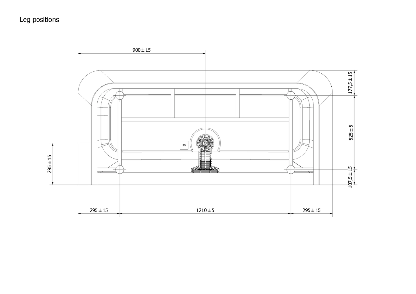 Badekar DYBE RETT 180 - Bilde 3