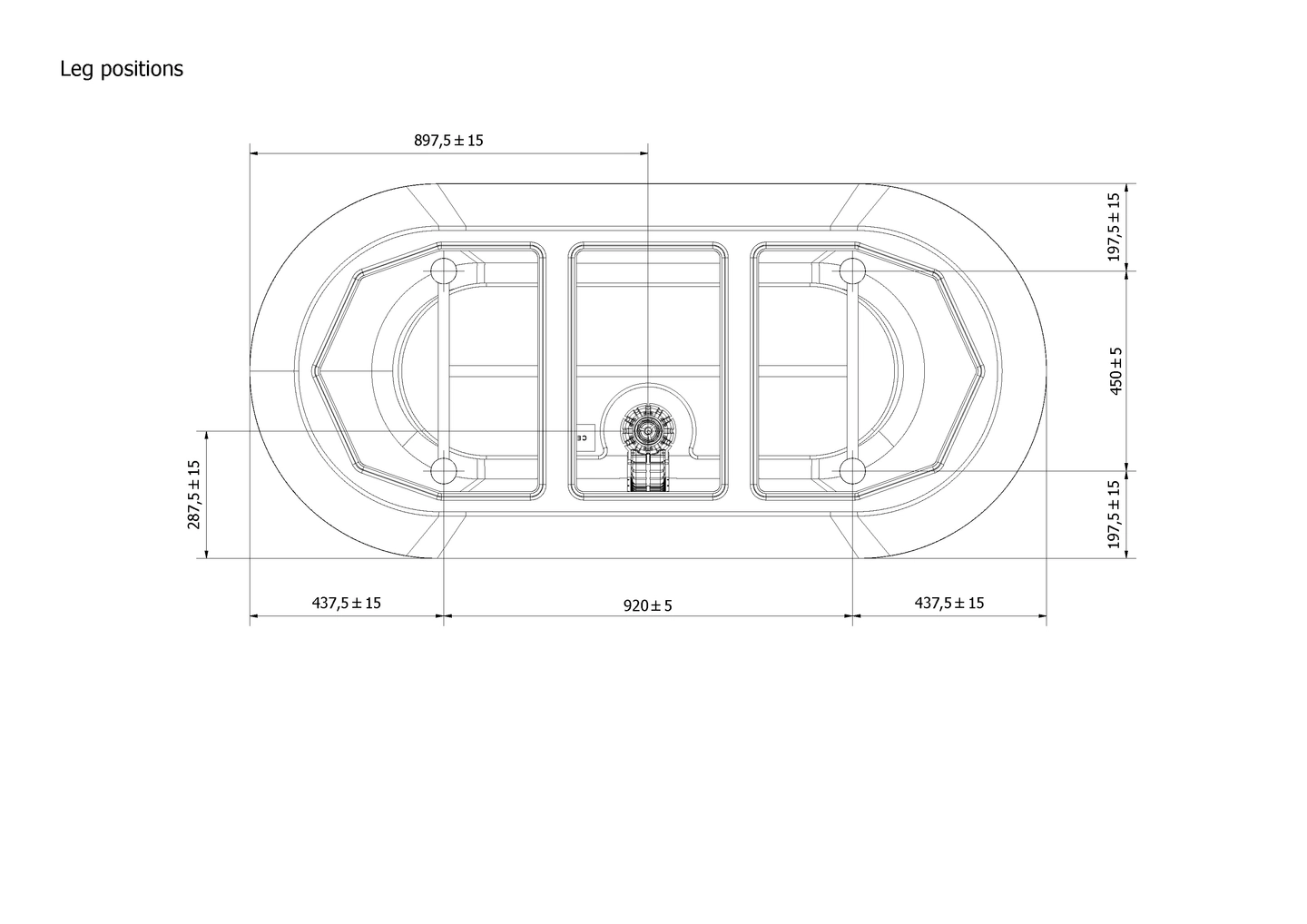 Badekar RAND 180 - Bilde 3
