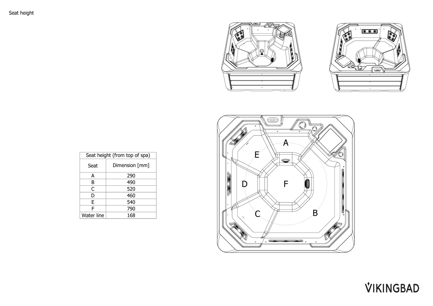 Utendørs massasjebad Vikingbad ISBLINK - Bilde 7