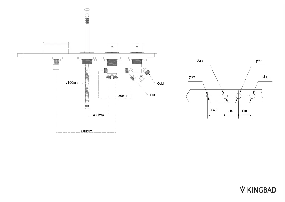 Badekarbatteri kant OASE - Bilde 2