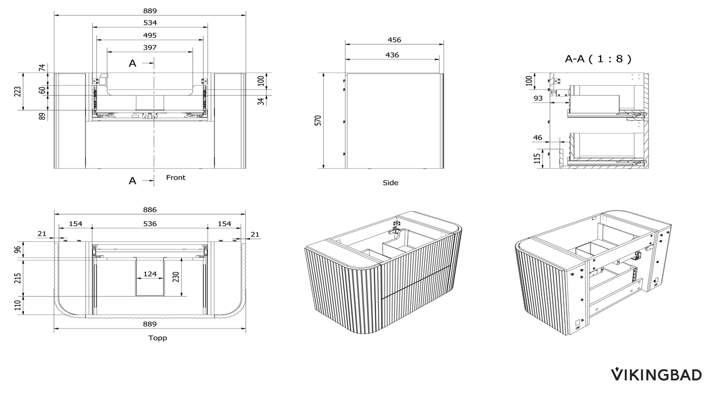 Servantskap buet MIE 90 - Bilde 3