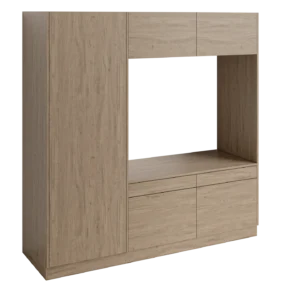 Høyskap og dobbel vaskemaskinmodul FAY