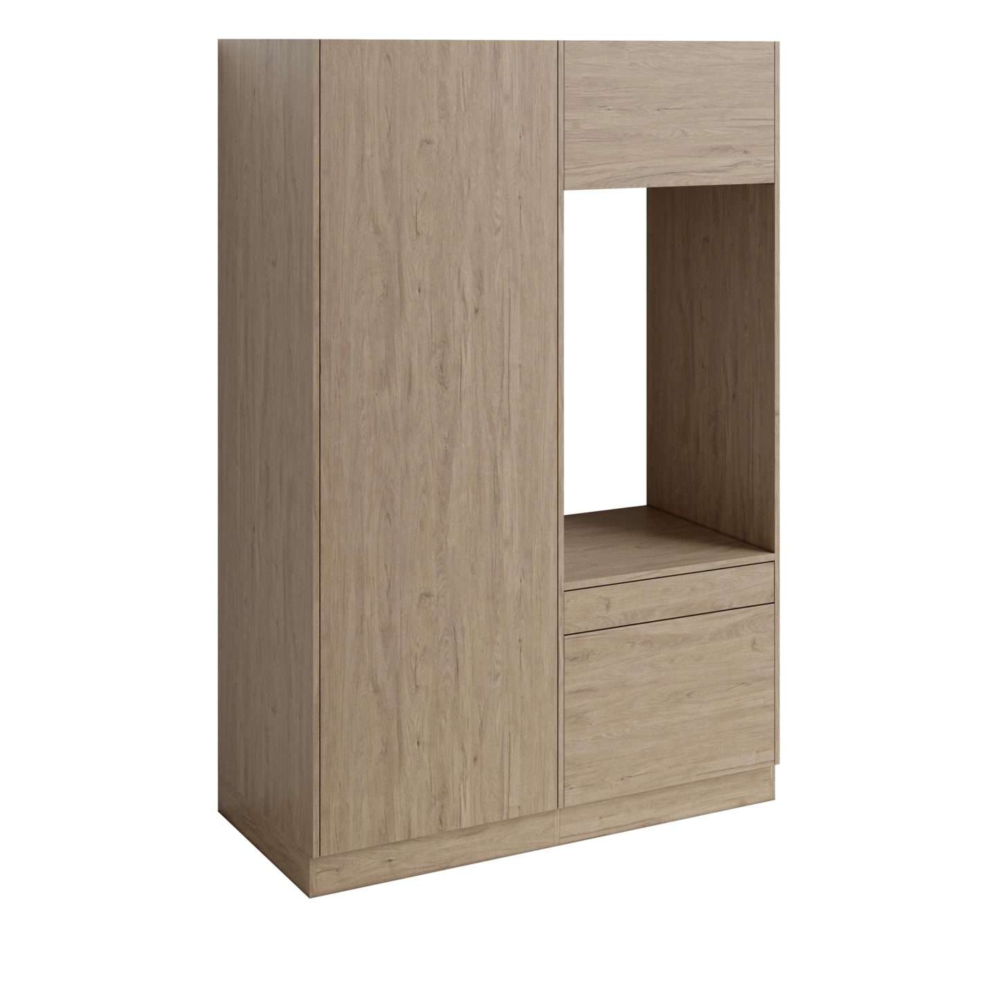 Høyskap og enkel vaskemaskinmodul FAY