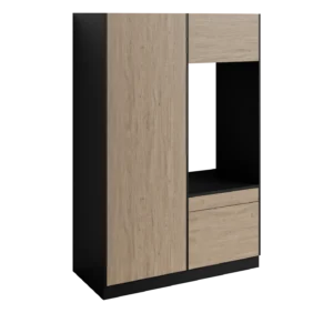 Høyskap og enkel vaskemaskinmodul FAY