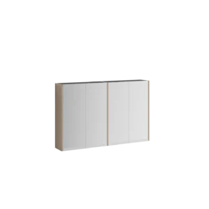 Veggskap dobbelt med speil