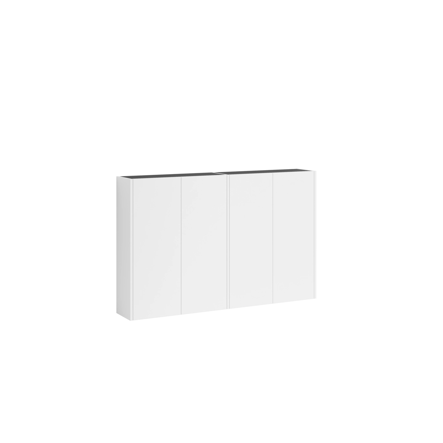 Veggskap dobbelt uten speil