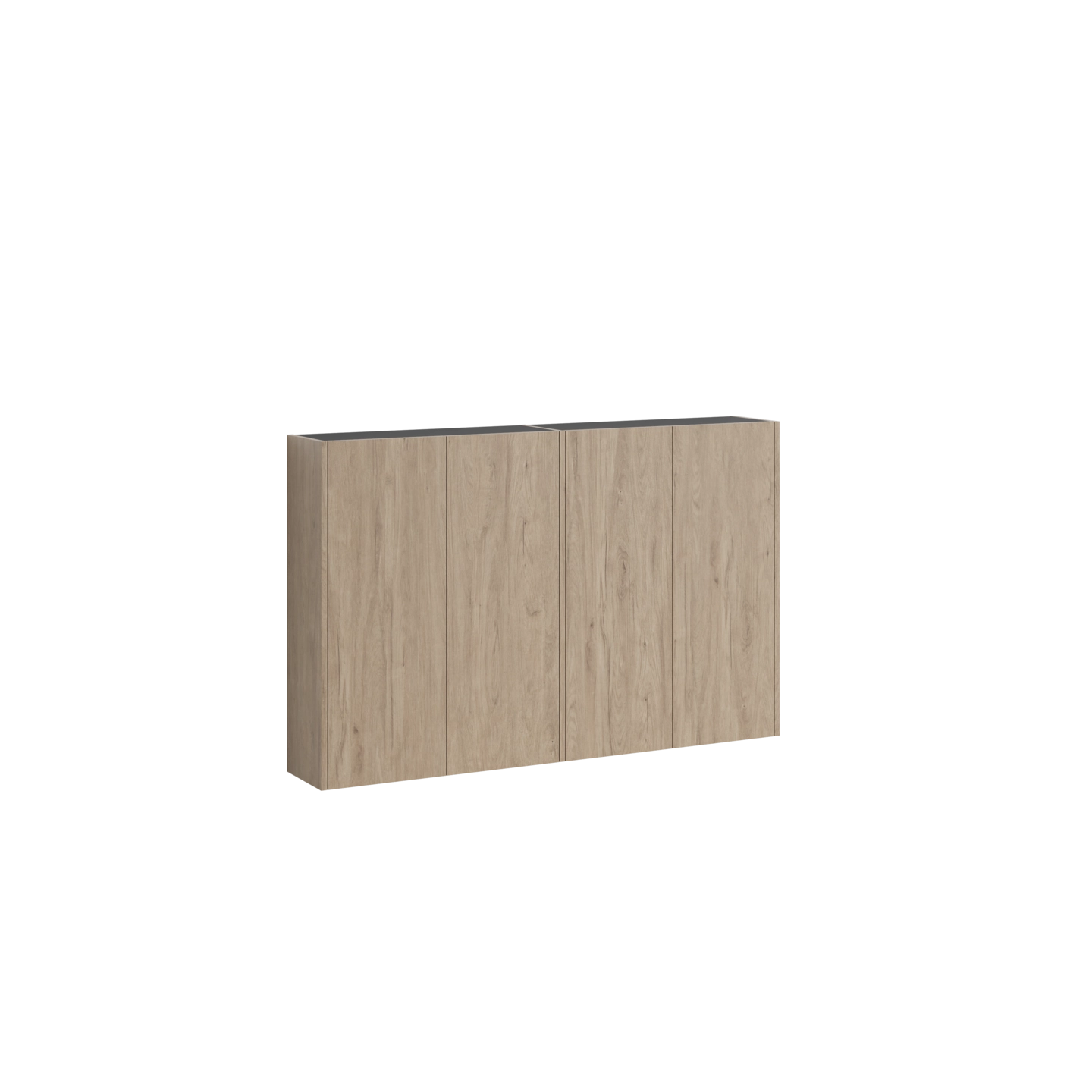 Veggskap dobbelt uten speil